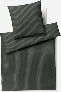 JOOP! Bettwäsche SOFT STRIPES aus Baumwolle in Grün gestreift - Bild 1