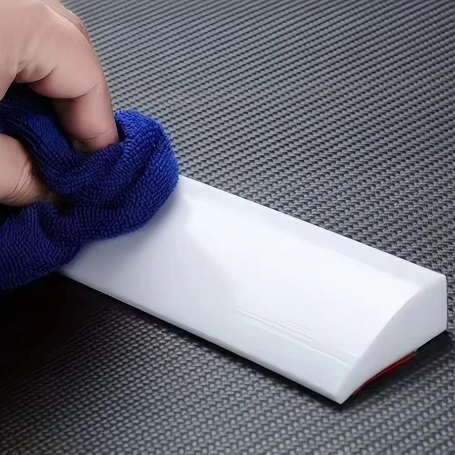 Selbstklebender Silikon-Steigstreifen für Saugroboter als Wasserbarriere und Türschwellenmatte, Weiß, Länge: 100 cm - Bild 2