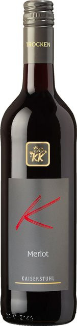Königschaffhausen-Kiechlinsbergen Merlot, trocken, Rotwein, 2023, 0,75 l - Bild 1
