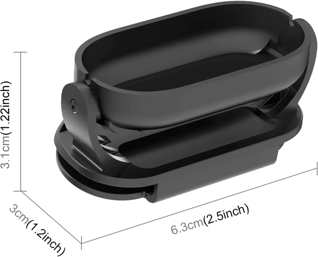 Easy Clip Hutclip Magnetischer Rahmen und Schnellverschlussklemme für Insta360 GO 2, GO 3 und GO 3S Kamerazubehör - Bild 3