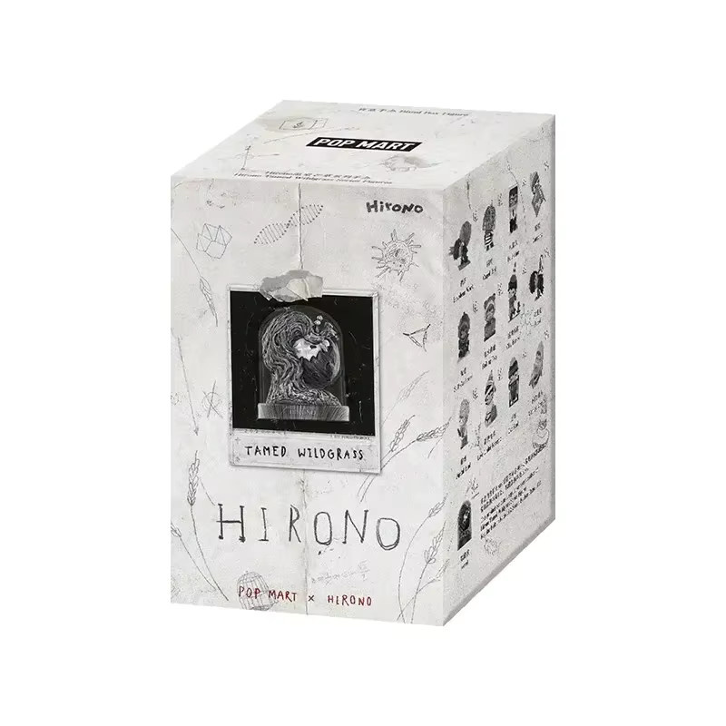 POP MART Hirono TAMED WILDGRASS Serie Blind Box Überraschungsfiguren als Taschenanhänger und Deko-Puppen - Bild 3