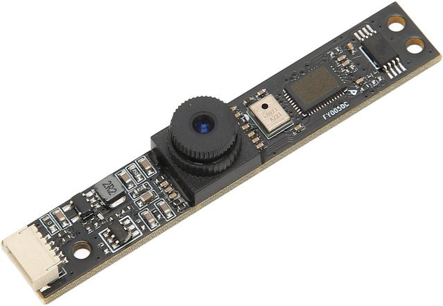 Honor Electronics HD-Kameramodul mit 5 MP und 1944 P, Plug-and-Play, integriertem Mikrofon, Farbe: Schwarz, Höhe: 10 mm - Bild 1