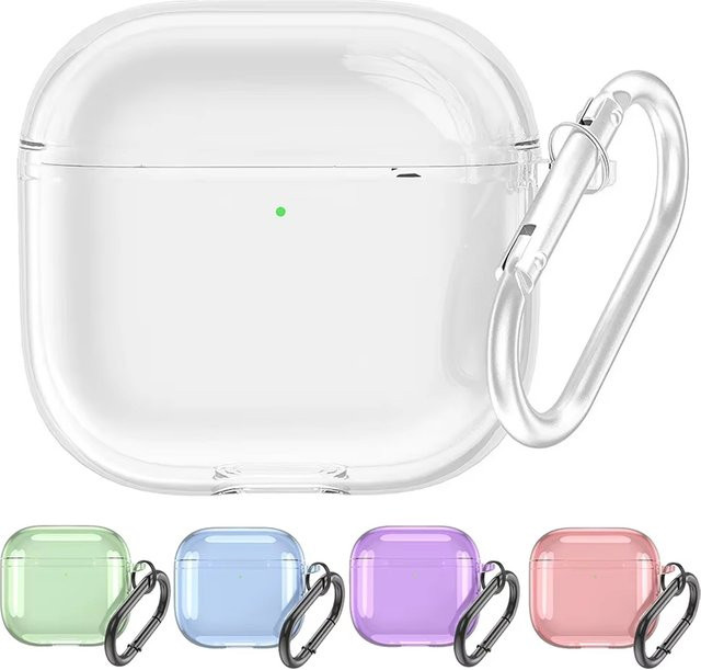 Transparente Silikon-Schutzhülle für Apple AirPods 4 (2024) aus TPU - Bild 1