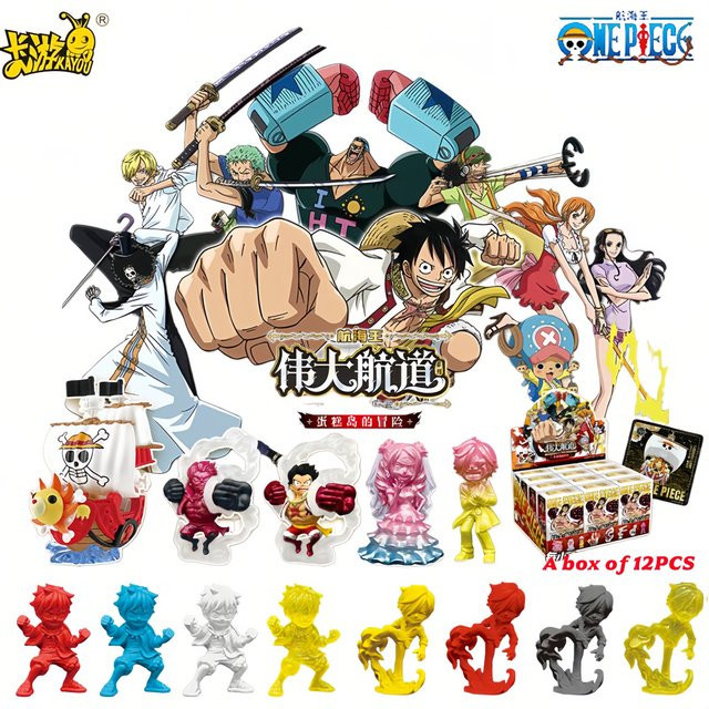 KAYOU One Piece Blindbox-Gummifiguren Thousand Sunny, Schifffigur, Luffy Modellspielzeug - Bild 1