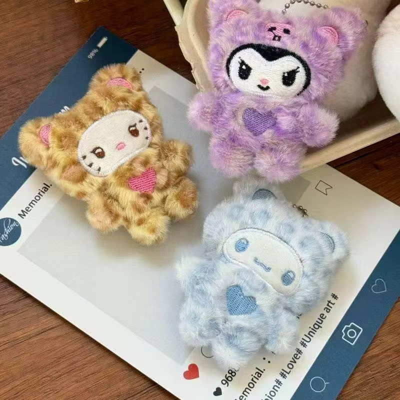 Sanrio Hello Kitty Plüsch Schlüsselanhänger, Tiere, Bunt, Unisex - Bild 5