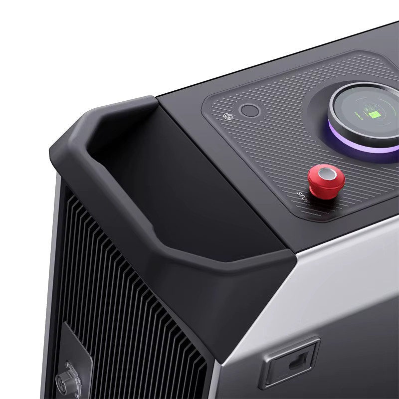 Handgeführte gepulste Laserreinigungsmaschine zur Rostentfernung in Grau, 100W-500W - Bild 6