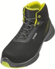 Uvex Sicherheitsschuhe Stiefel 1 G2 S2 in Schwarz Gelb Größe 52 Weite 11 - Bild 1