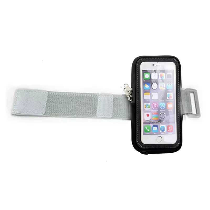 Universelle Telefon-Armtasche mit Touchscreen für Herren und Damen in Schwarz, geeignet für Handys bis 15,2 cm - Bild 5