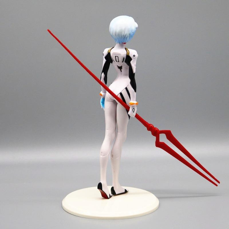 Yiran toy 1 Neon Genesis Evangelion Eva Ayanami Rei Actionfigur PVC weiß - Bild 2