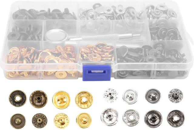GoolRC Nähknöpfe aus Metall in Multicolour für Bastelarbeiten und Schneiderbedarf - Bild 1