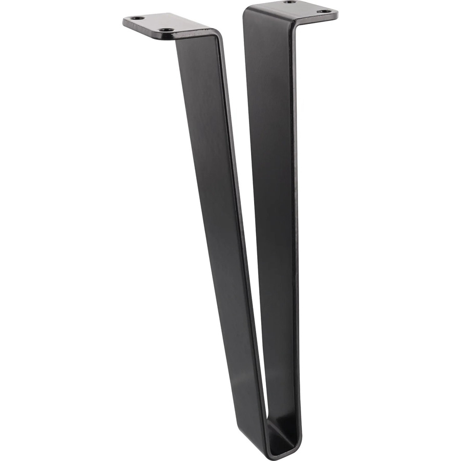 Wagner Möbelfuß aus Stahl in Schwarz Matt, Höhe: 20 cm - Bild 2