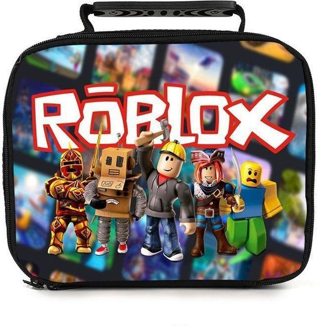 ZestCasa Roblox Tragbare Lunchtasche für Schüler, isolierend, Mehrfarbig - Bild 1