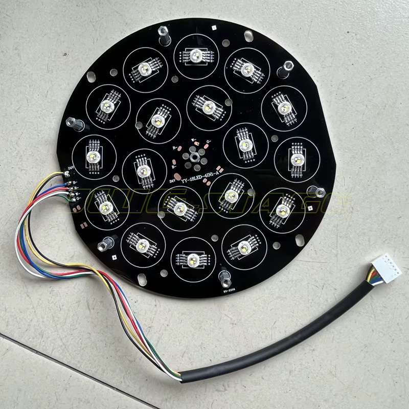 LED-Par-Panel Ersatzteil für Innenbereich, RGBW, 18x10W, Schwarz - Bild 4