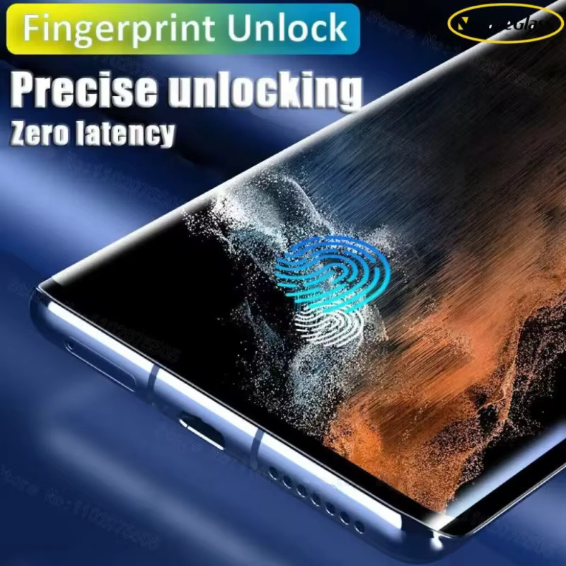 UV-gehärteter Glasfilm Displayschutz für Samsung Galaxy S24 S23 S22 S21 S20 Ultra Plus und Note 20 10 9 8 Ultra, transparent - Bild 5