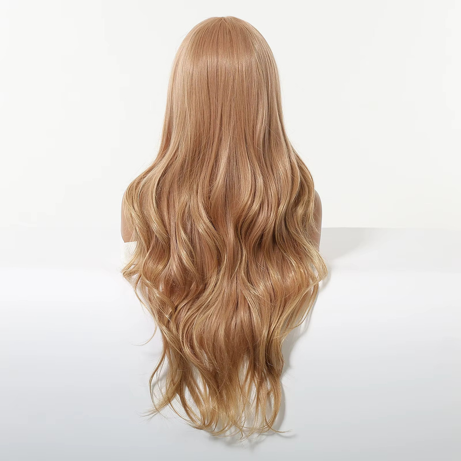 HAIRCUBE Spitzenperücke, blonde synthetische Wellenperücke, Damen - Bild 2