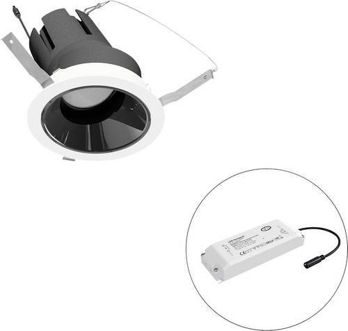 EVN LED-Deckenstrahler F01R09AM2530L55P in Weiß, rund und verstellbar - Bild 1