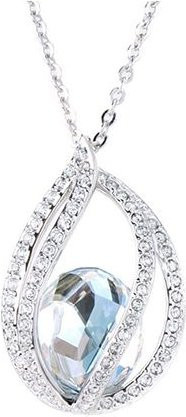 Swarovski Megan Anhänger, Weißgold, Kristall, Damen - Bild 1