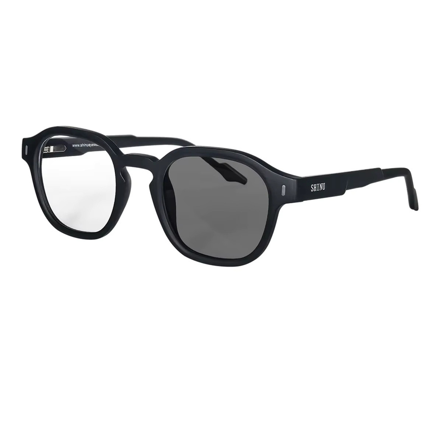 SHINU Lesebrille Progressive, Vollrand, Rund, Kunststoff - Bild 2