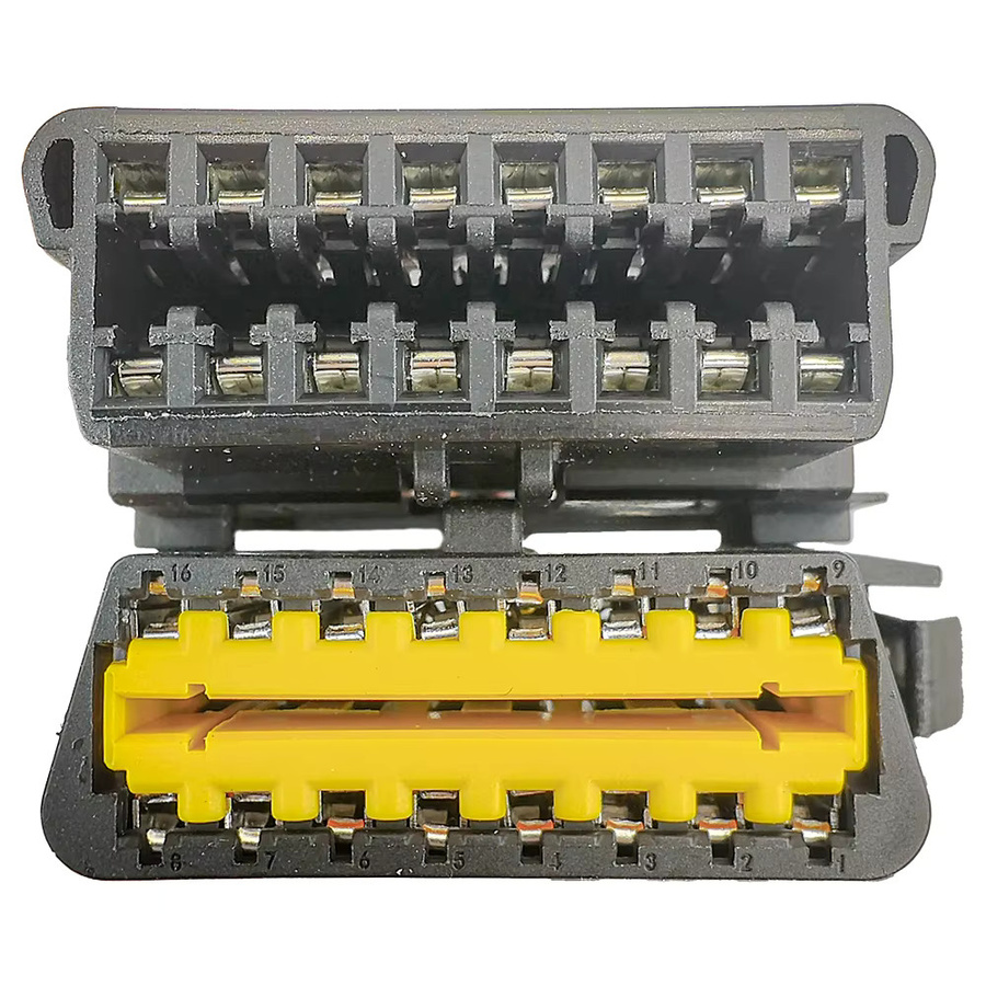 OBD2 Verlängerungskabel 16Pin Original Auto Stecker für Toyota VW Wuling Lkw Diagnose Werkzeug in Schwarz - Bild 2