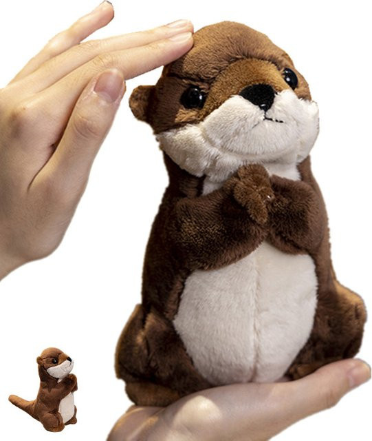 MIAOOWA Otter Plüschpuppe, Braun, Tiere - Bild 1