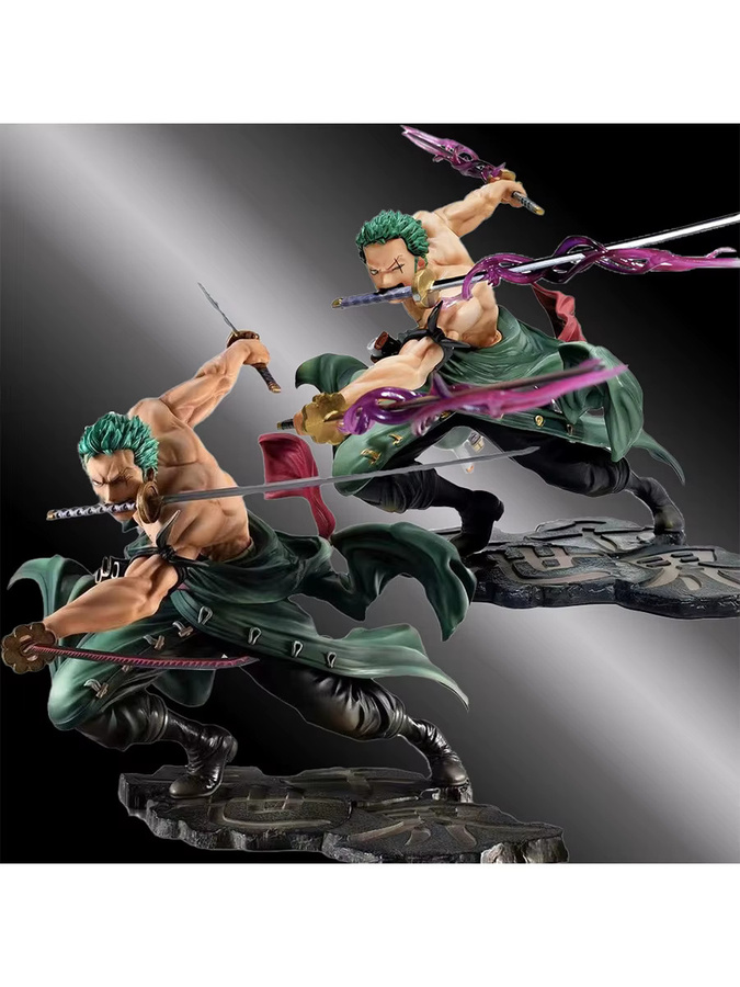 Bandai One Piece Roronoa Zoro Action Figure, 10 cm - Bild 5