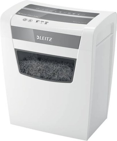 Leitz IQ Home Office Aktenvernichter P-4 Partikelschnitt Weiß 8 Blatt 15 l - Bild 1