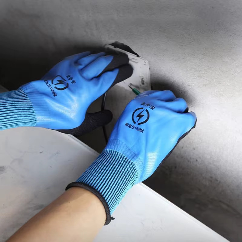 Blaue Elektriker-Isolierhandschuhe mit 1000 V Spannungsfestigkeit für deinen Sicherheitsschutz, 1 Paar - Bild 6