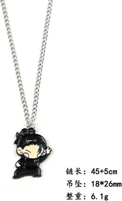 Jujutsu Kaisen Halskette, Legierung, Weiß, Unisex - Bild 1