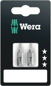 Wera 868/1 Z SB Innenvierkant Bits, Farbe: Silber, 2-teilig, Größe: 1 x 25 mm - Bild 1