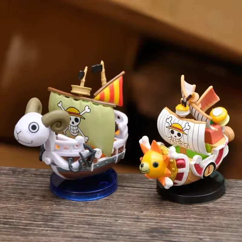 Bandai One Piece Anime Schiff Figur Thousand Sunny und Going Merry Modell Spielzeug, Höhe: 7 cm - Bild 3