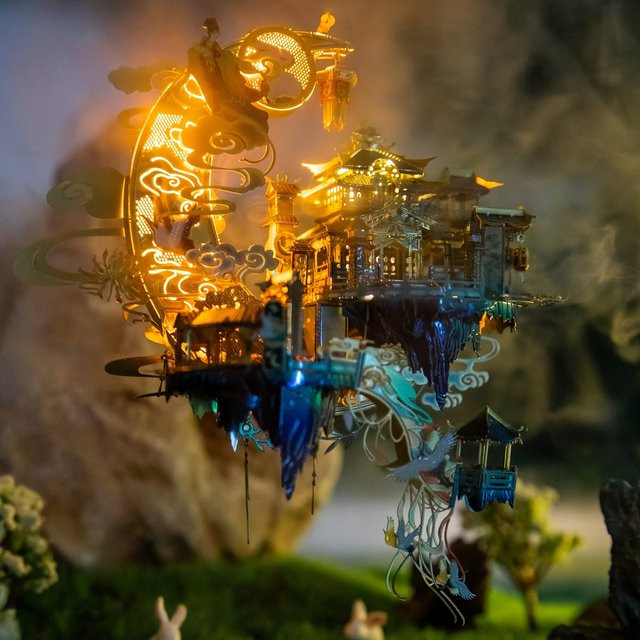 MY Moon Palace 3D Metall-Puzzle-Modell zum Zusammenbauen - Bild 1