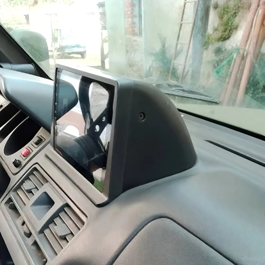 Kingbox Autoradio-Einbaurahmen für Mitsubishi Pajero Montero V31, 2 DIN 9 Zoll/7 Zoll Stereo-Rahmenplatte Adapter Navigationspanel, Schwarz - Bild 5