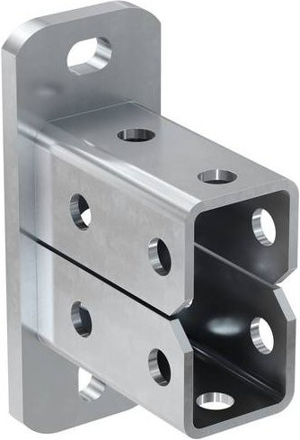 Fischer Sattelflansch Post Support, Silber, 5 Stück - Bild 1