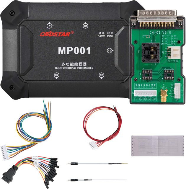 OBDSTAR MP001 Set für DC706 in Schwarz zur Datenverarbeitung sowie zum Lesen, Schreiben und Klonen bei Autos, Nutzfahrzeugen, EVs, Marine und Motorrädern - Bild 1