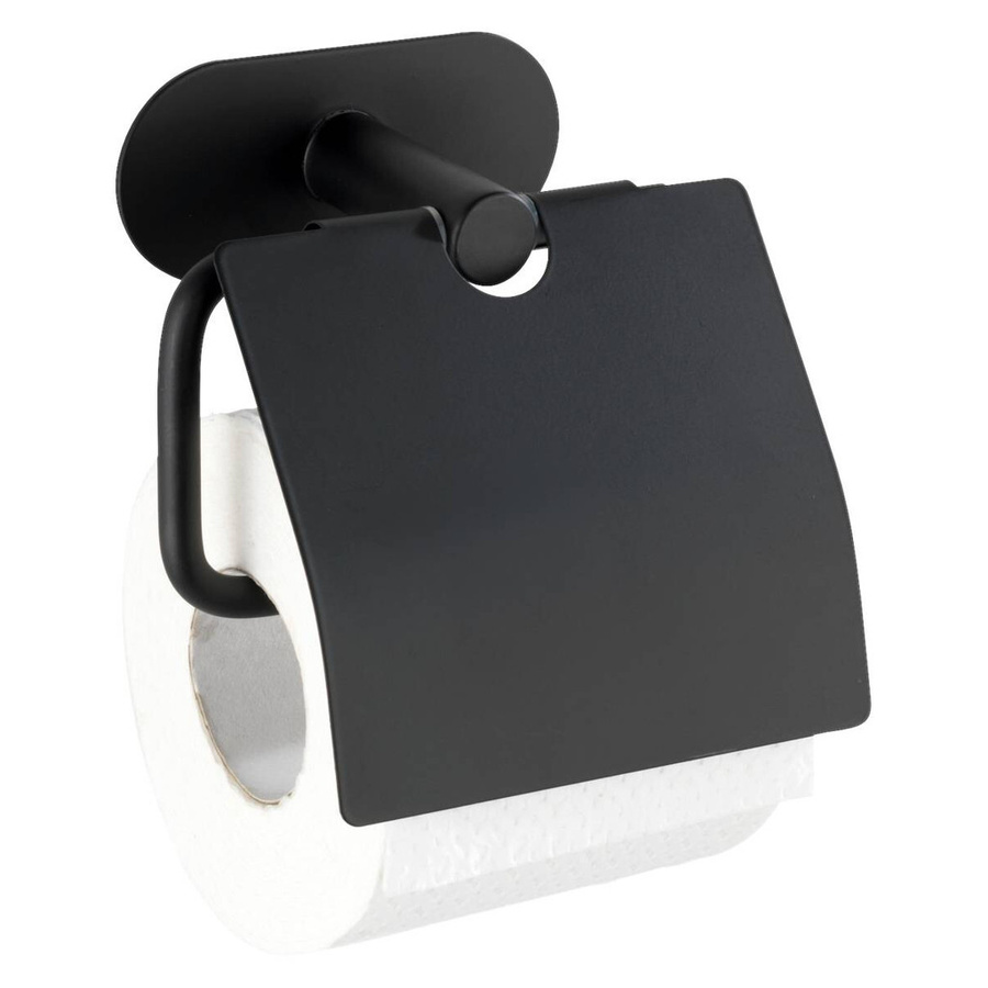 Wenko Turbo-Loc Toilettenpapierhalter Orea Black Matt Edelstahl B/H/T: 14 x 12,5 x 7 cm - Bild 2