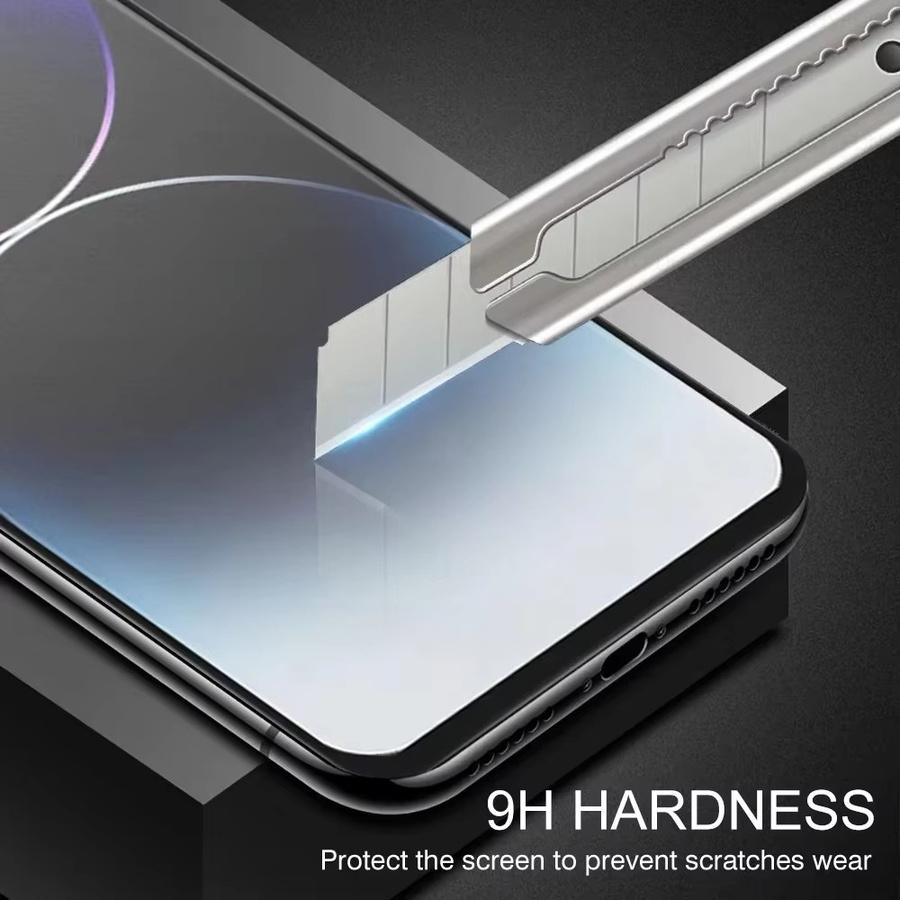 Matte 2,5D Displayschutzfolie aus gehärtetem 9H Glas für Samsung Galaxy S26 Pro, S25 Edge, S24, S23 FE und S22 Plus Ultra, Full Cover, transparent - Bild 3