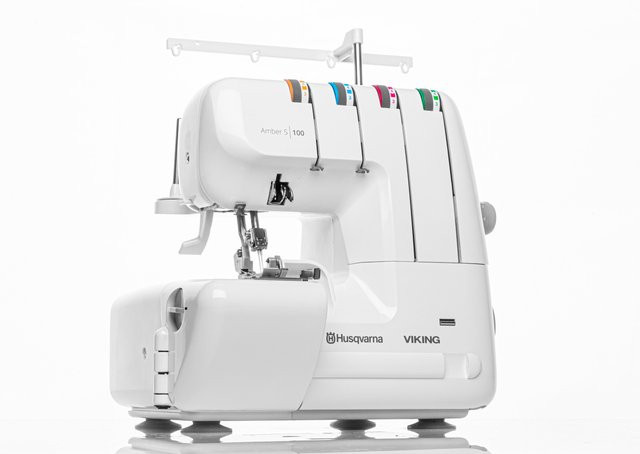 HUSQVARNA VIKING Overlocknähmaschine Amber S100 in Weiß - Bild 1