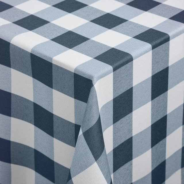 ERWIN M. Tischdecke Countryline blau quadratisch B/L: 150 x 150 cm - Bild 1