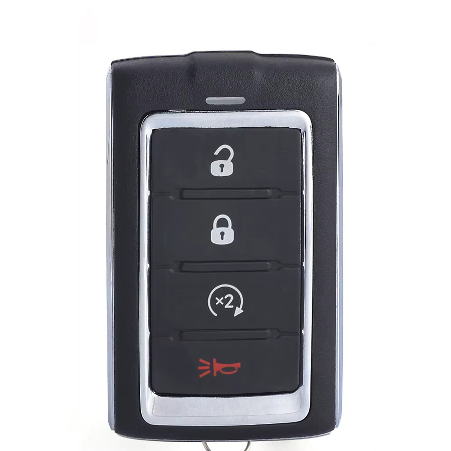DIYKEY Fernbedienung Auto Schlüsselanhänger für Jeep Grand Wagoneer Cherokee L, Farbe: Schwarz, 433 MHz, Modell M3NWXF0B1 7812A-WXF0B1 - Bild 2