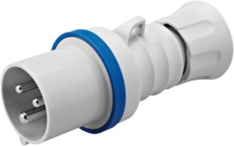 Gewiss GW60004FH CEE Stecker 16A 250 V/AC in Weiß - Bild 1