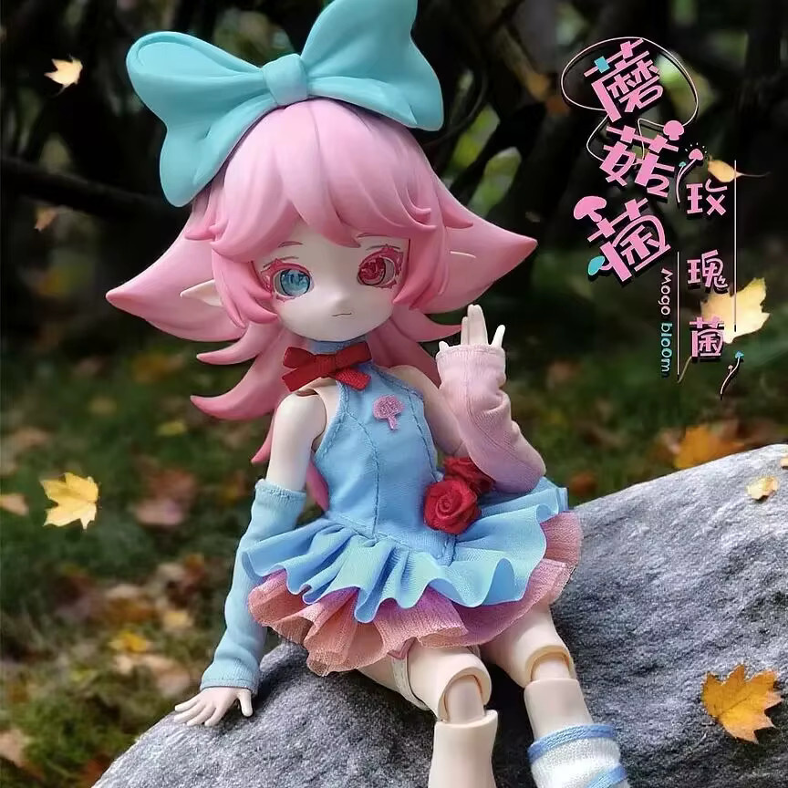 Bandai Pilz-BJD-Blindbox, Spielzeugfiguren, 12 bewegliche Punkte - Bild 2