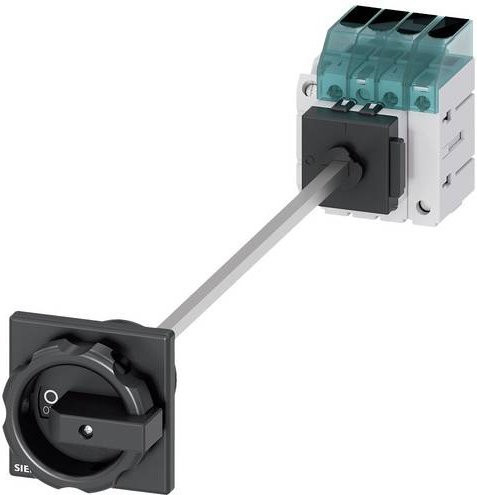 Siemens Lasttrennschalter Schwarz 4polig 63A 16mm² 1 Schließer 1 Öffner 690 V/AC 3LD34481TL51 - Bild 1