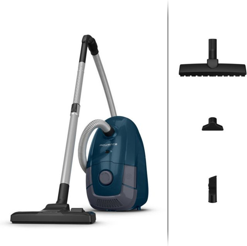 Rowenta Power XXL Parkett RO3126 Bodenstaubsauger in Blau/Grau mit Parkettdüse - Bild 2