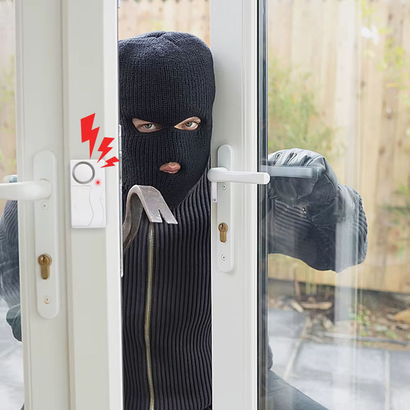 Awapow Drahtloser Türalarm mit Fernbedienung in Weiß für Diebstahlschutz und Heimsicherheit an Tür und Fenster - Bild 4