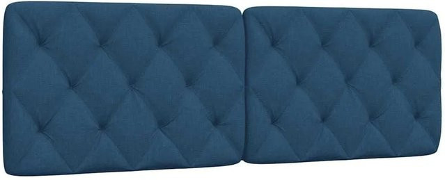 vidaXL Kopfteil-Kissen in Blau aus Polyester mit einer Breite von 160 cm - Bild 1