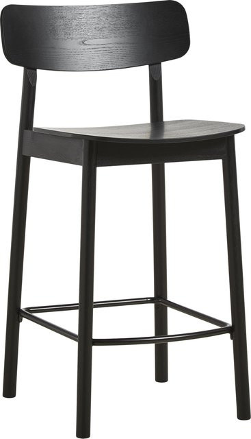 Woud Soma Counter Stuhl im skandinavischen Design aus Eiche und Metall in Schwarz oder Weiß - Bild 1