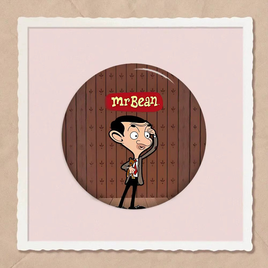 Kayou Brosche Cartoon Animation Mr Bean, Bunt, Unisex - Bild 4