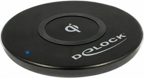Delock Induktions-Ladegerät 10W mit Micro-USB-Buchse, Schwarz - Bild 1