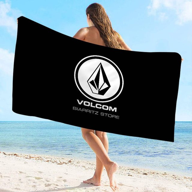 Volcom Strandtuch für Mädchen, buntes Mikrofaser-Badetuch, sandfrei und schnelltrocknend, B/B: 76 x 182 cm - Bild 1