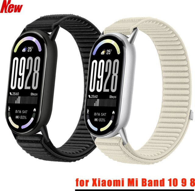 OAKCHARM Uhrenarmband Nylon, Xiaomi Mi Band 10 9 8 - Bild 1